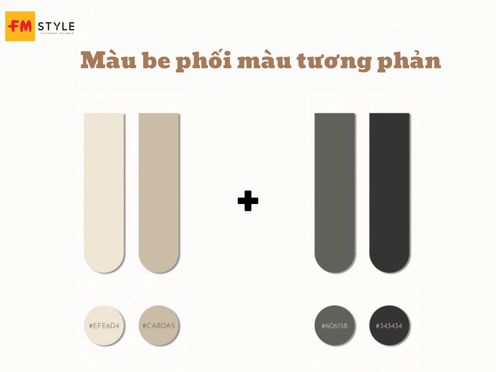 Màu be phối với màu gì? Cách phối đồ với màu be trong 5 phút