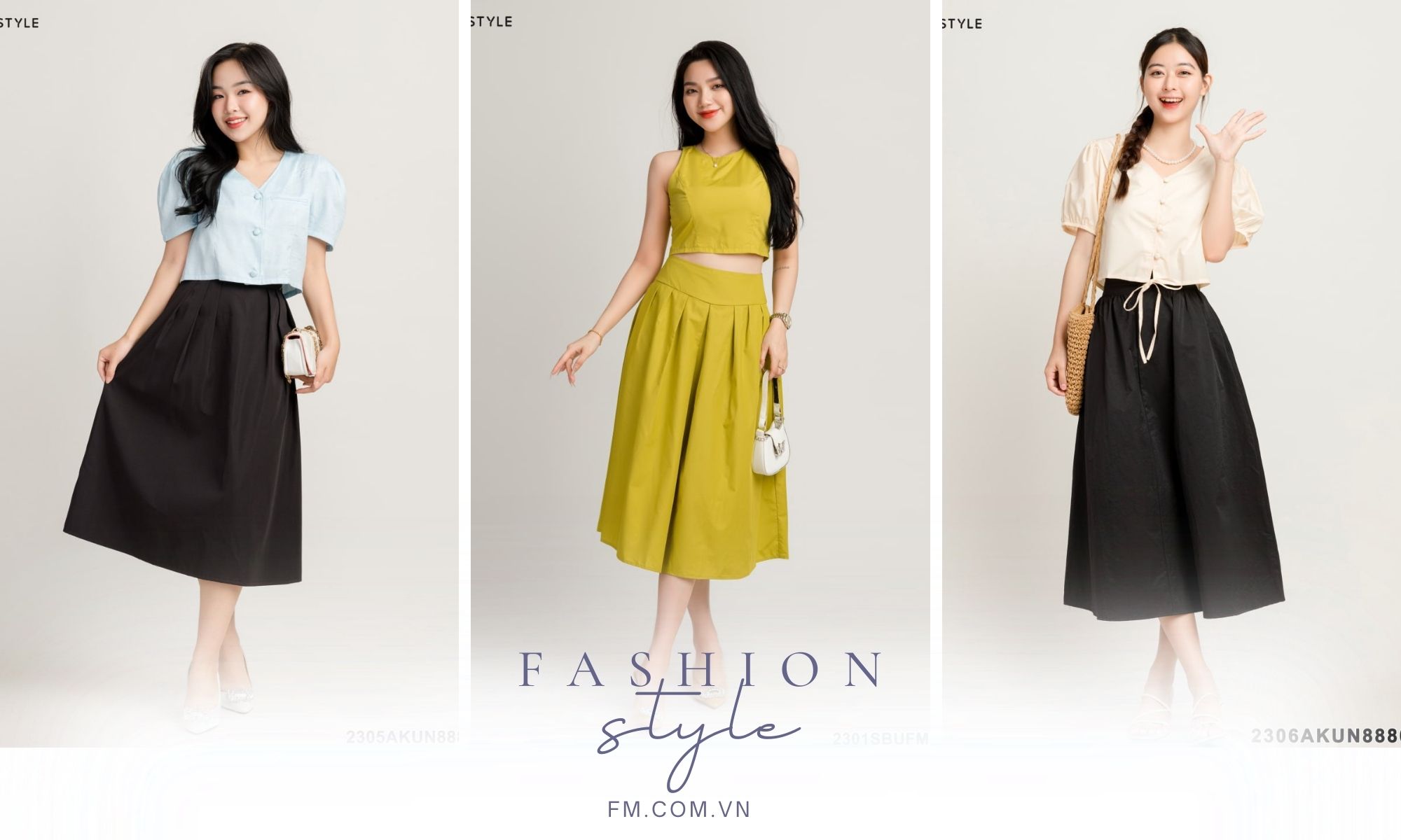 20 Cách Phối Đồ Với Chân Váy Dài Qua Gối Hiện Đại, Trendy 2023